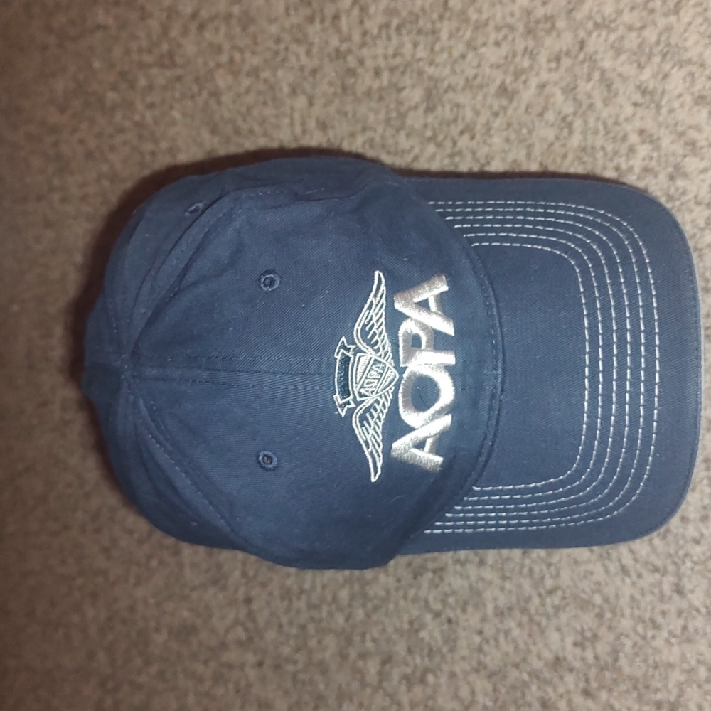 Aircraft Owners Pilots Association Embroidered Strapback Cap